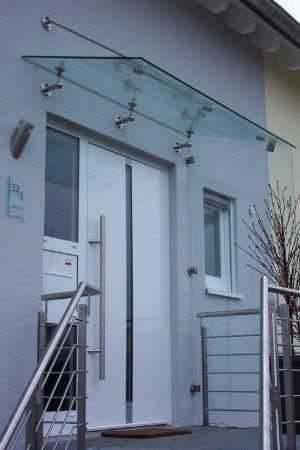 Glas Vordach von RMF